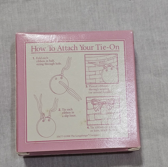 Longaberger Horizon of Hope Basket Tie-On #33677 - Picture 2 of 9